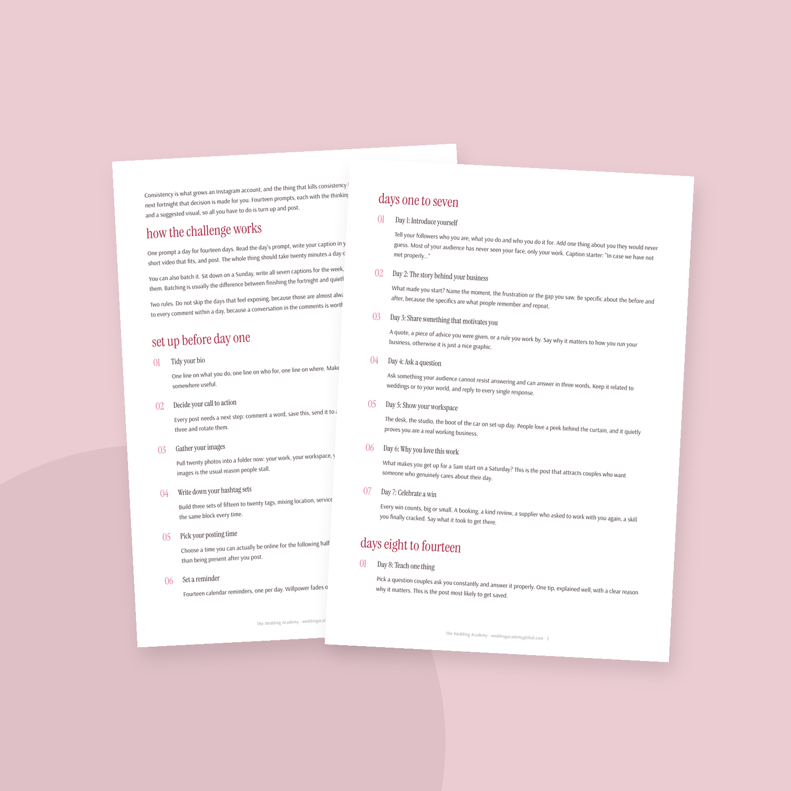 14 Days of Instagram Prompts