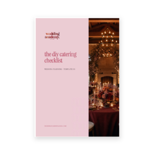 The DIY Catering Checklist