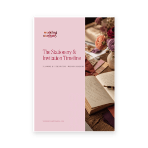 The Stationery & Invitation Timeline