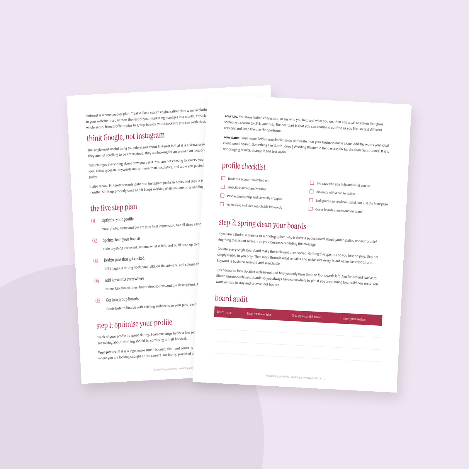 The Pinterest Cheatsheet