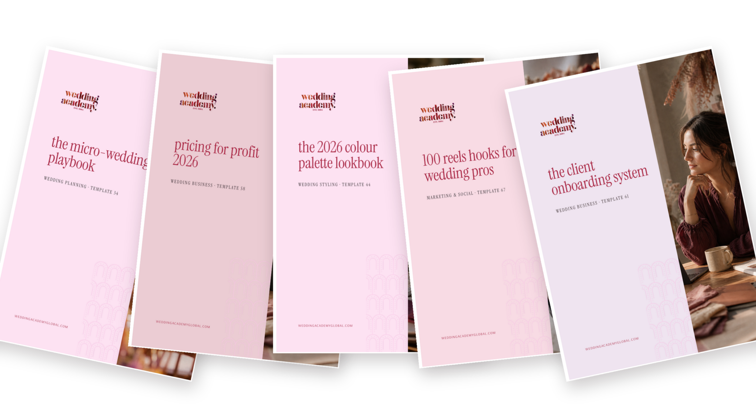 The Vault - all 73 Wedding Academy templates