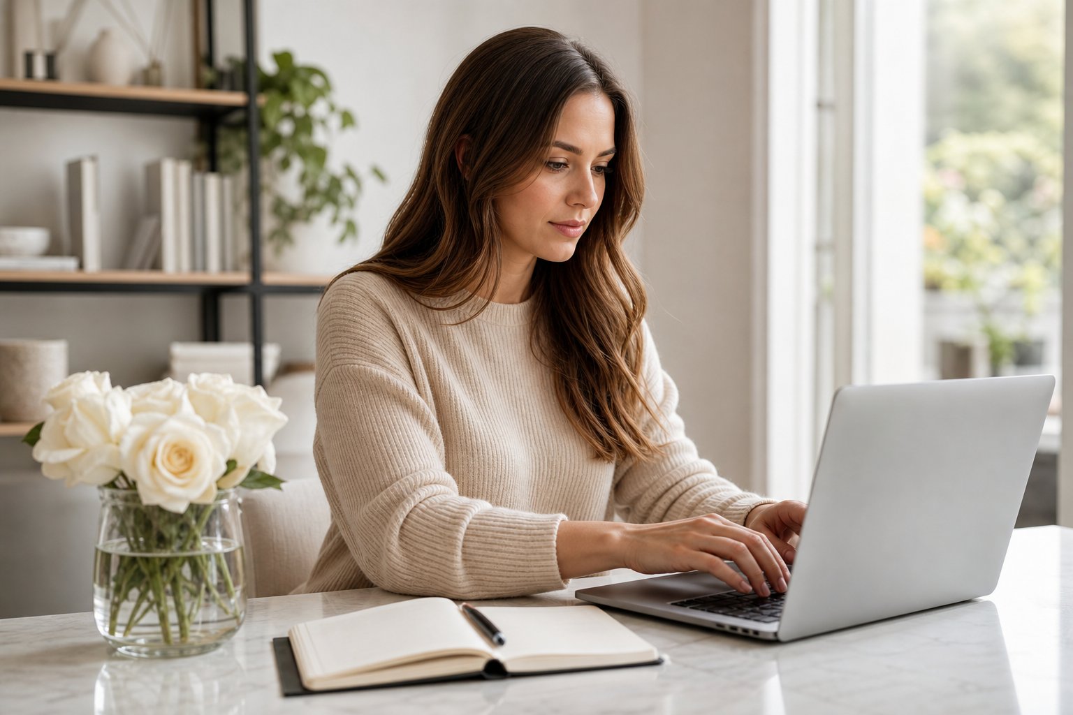 Wedding Academy | What I Stopped Doing Myself: 6 Jobs I Handed to an AI Coworker Wedding business owner working through enquiry follow-ups on a laptop