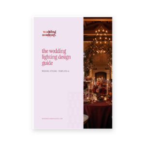 The Wedding Lighting Design Guide