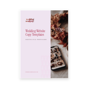 Wedding Website Copy Templates