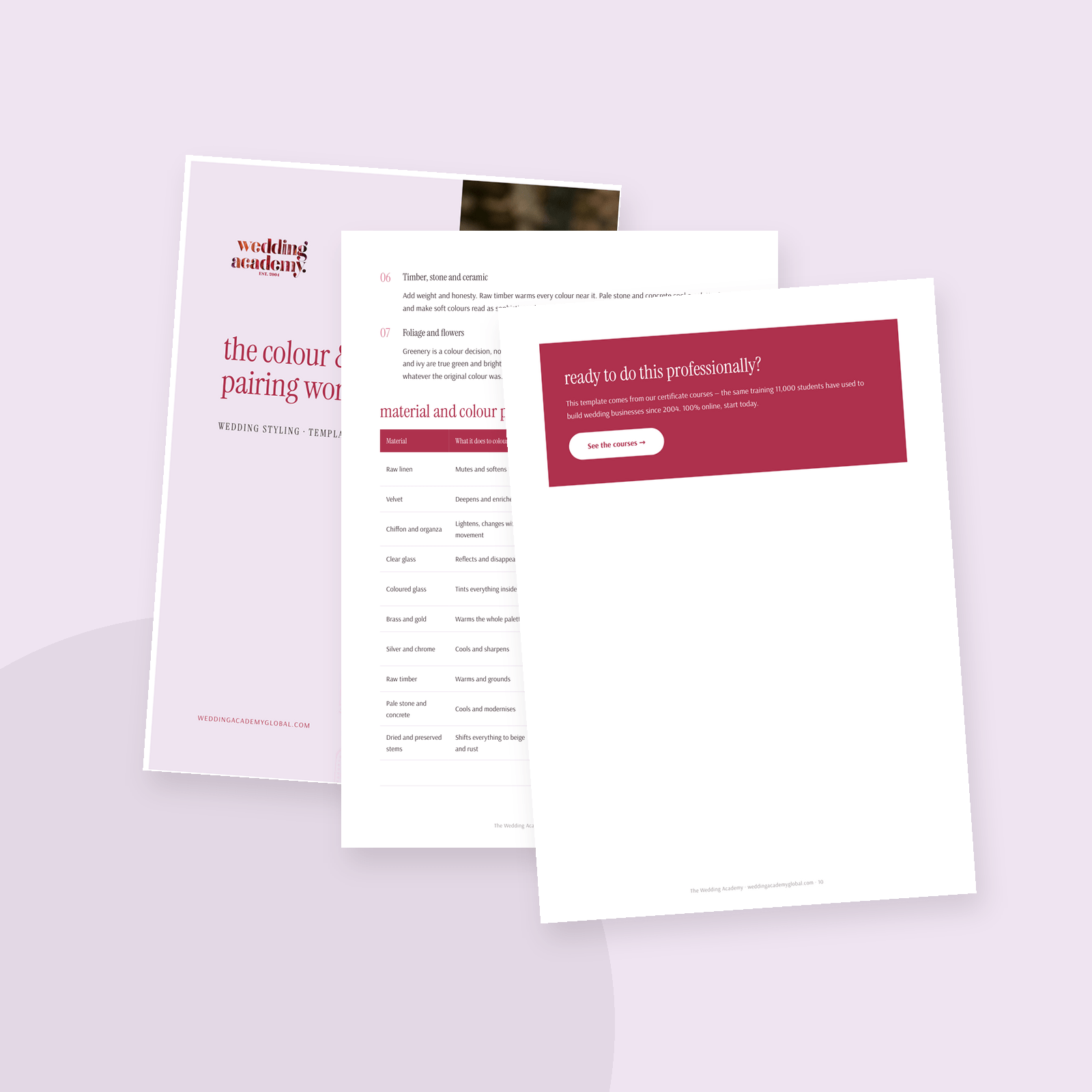 The Colour & Texture Pairing Workbook