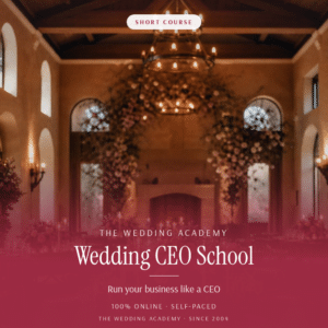 Wedding CEO School - online short course