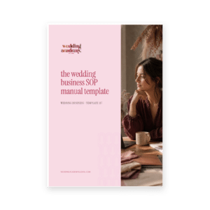The Wedding Business SOP Manual Template