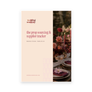 The Prop Sourcing & Supplier Tracker