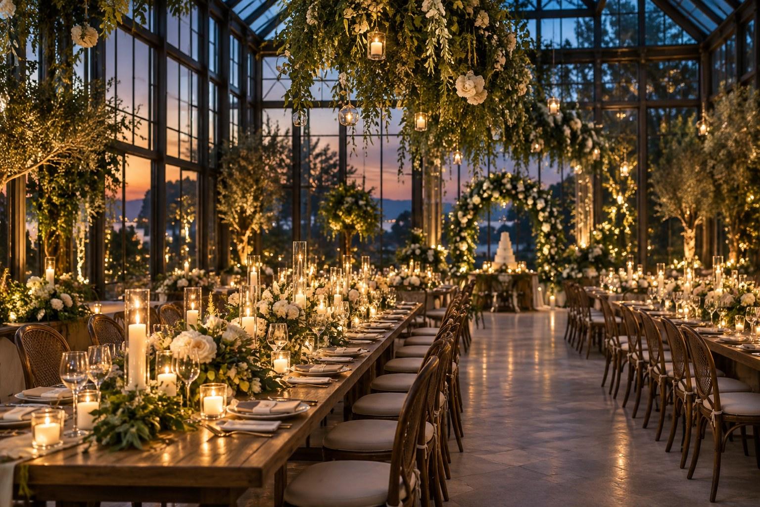full-service wedding reception delivered under a premium planning package