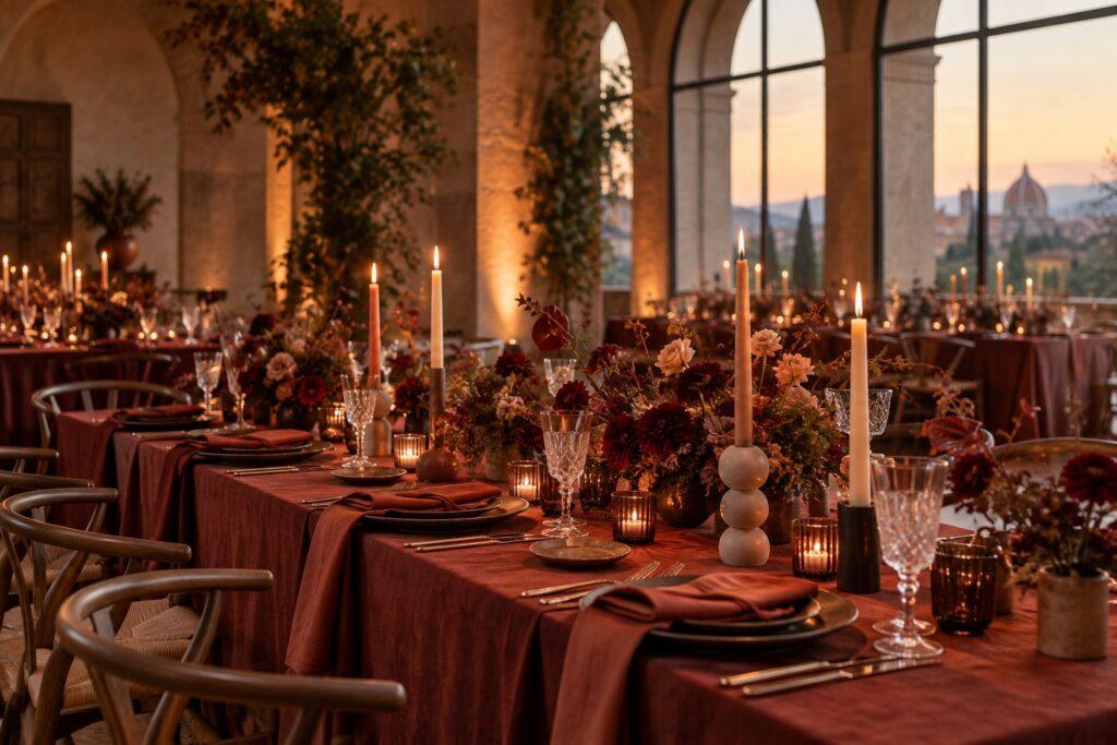 modern wedding tablescape replacing styling trends that are fading out