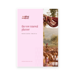 The Vow Renewal Planner