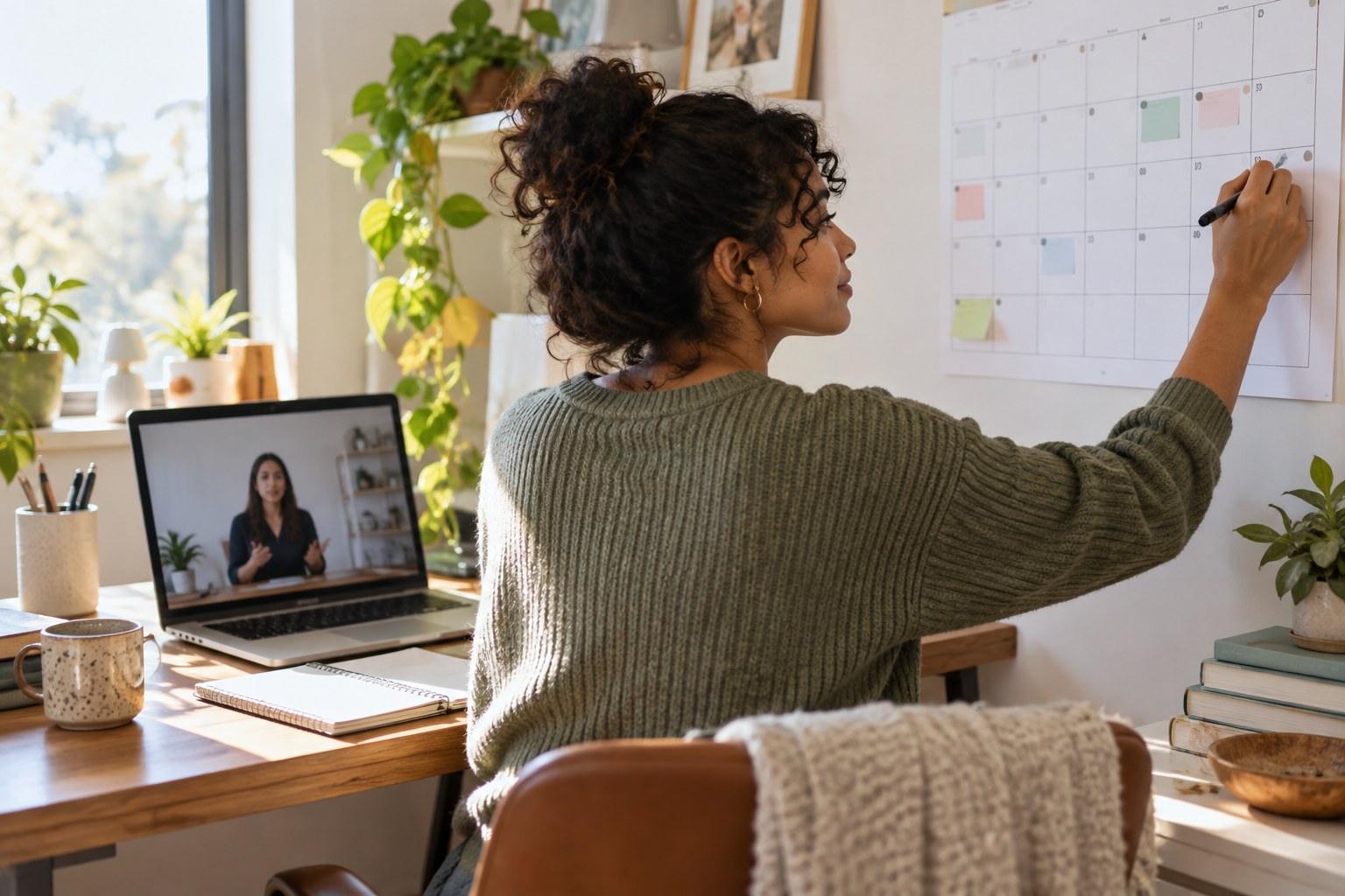 Wedding Academy | When Is the Best Time to Start a Wedding Planning Course? My Honest Answer planning the best time to start a wedding planning course with a calendar