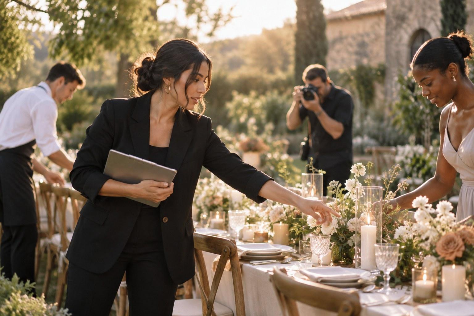 Wedding Academy | When Is the Best Time to Start a Wedding Planning Course? My Honest Answer new wedding planner on a styled shoot after finishing her course