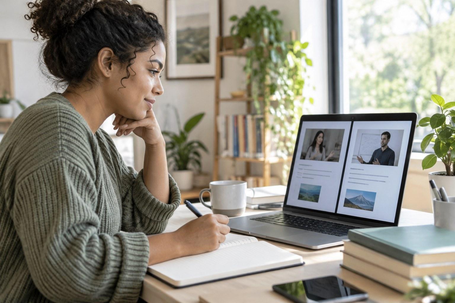 student researching whether the wedding academy is legit before enrolling