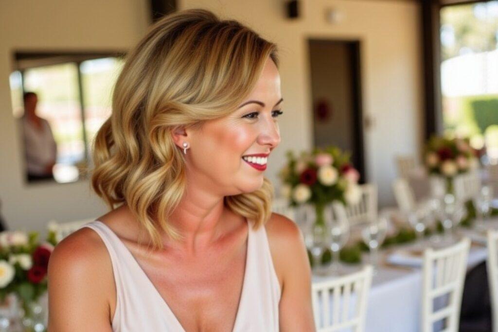 Jac Bowie styling a wedding reception table with flowers Jac Bowie styling a wedding reception table with flowers
