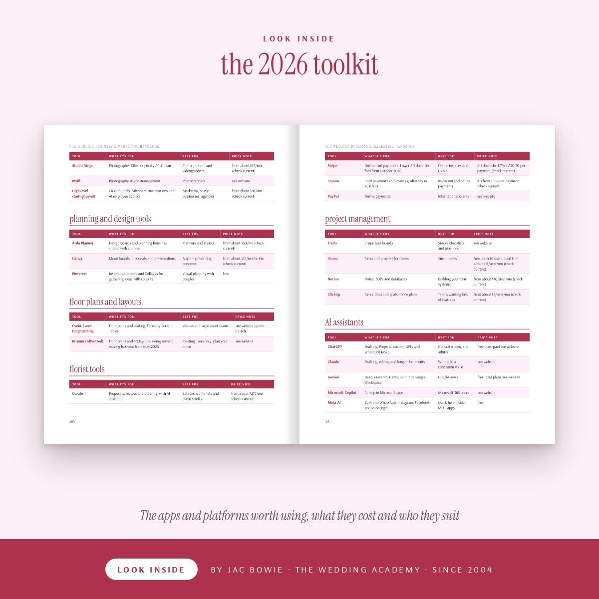 Inside The Wedding Business & Marketing Handbook: the 2026 toolkit
