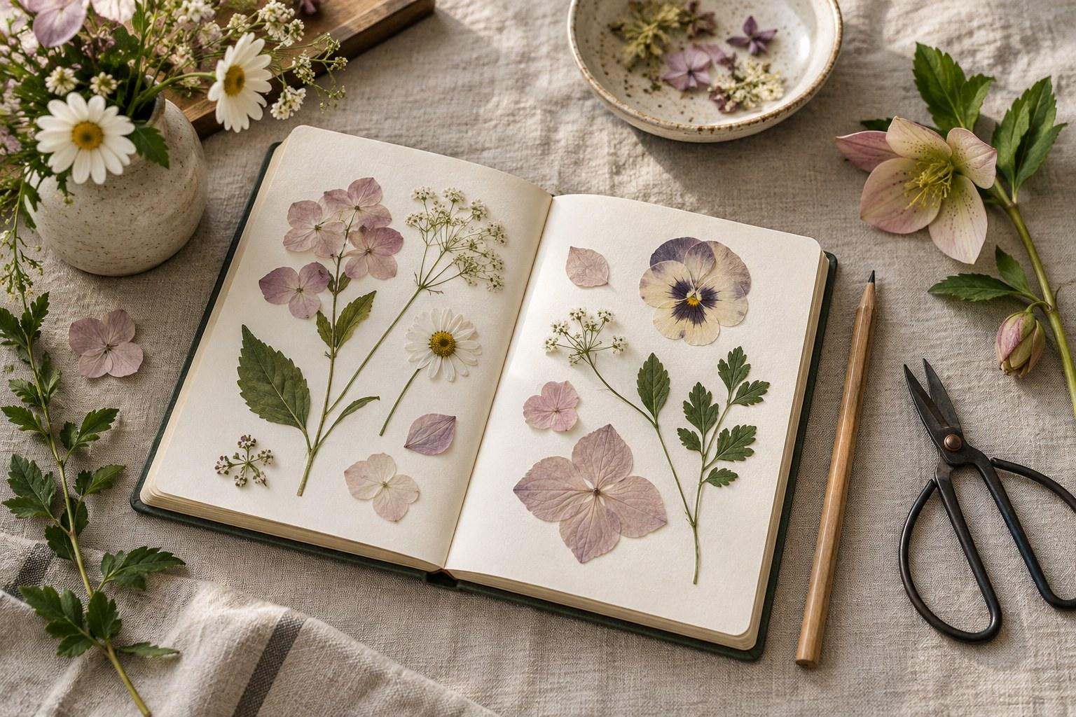 Wedding Academy | Wedding Floristry Books: What to Read Before You Pick Up a Stem flower journal kept alongside wedding floristry books