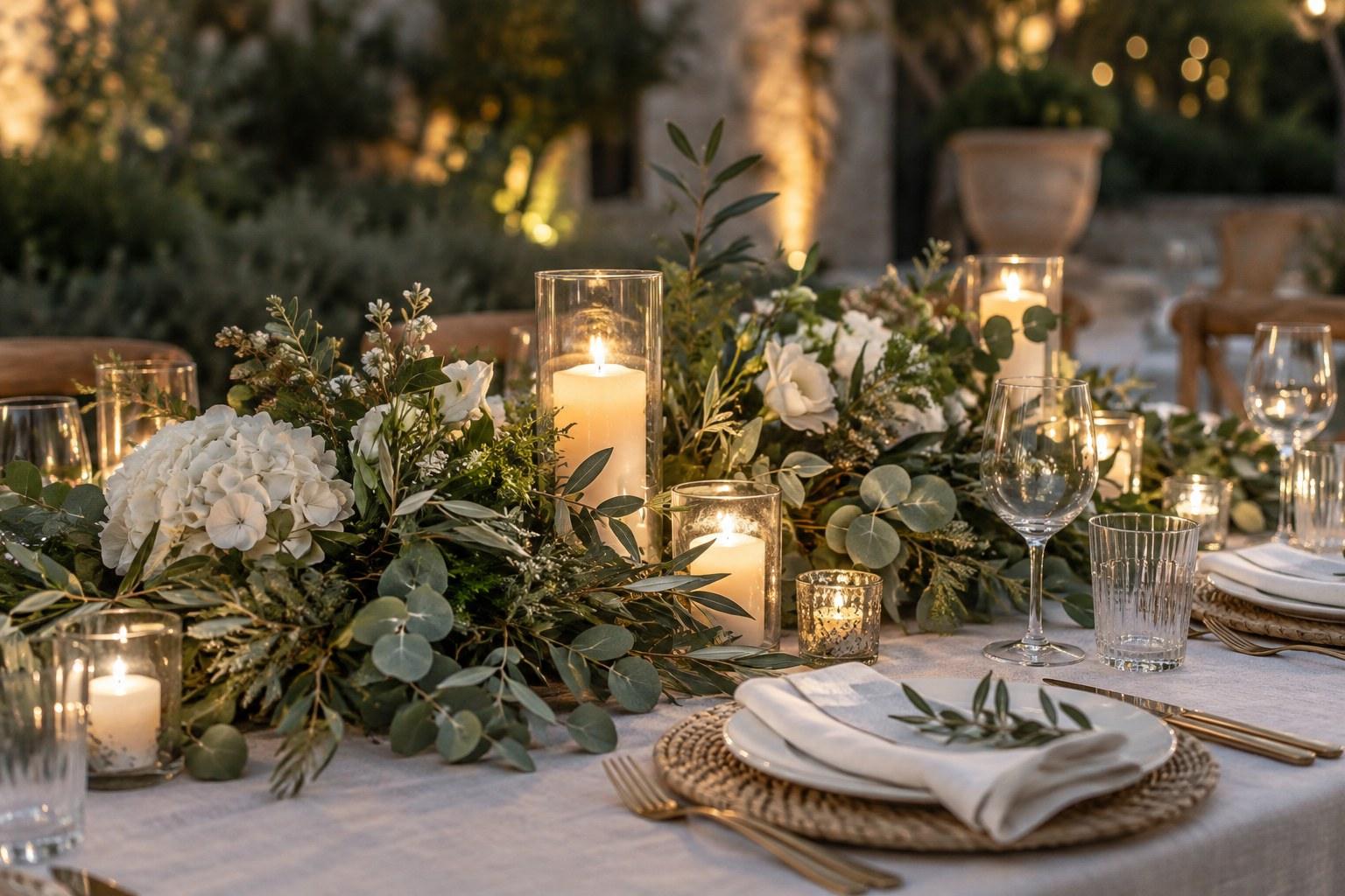 Wedding Academy | Wedding Flower Allergies: What Florists Should Ask Clients First foliage-led wedding centrepiece for guests with flower allergies