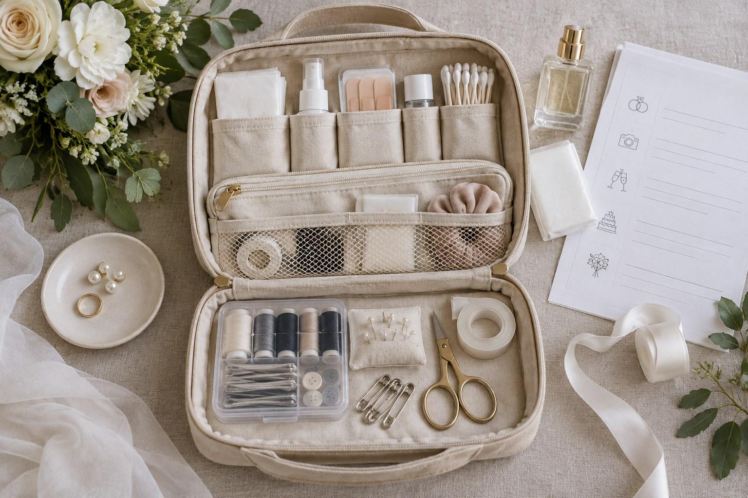 wedding planner emergency kit packed with essentials