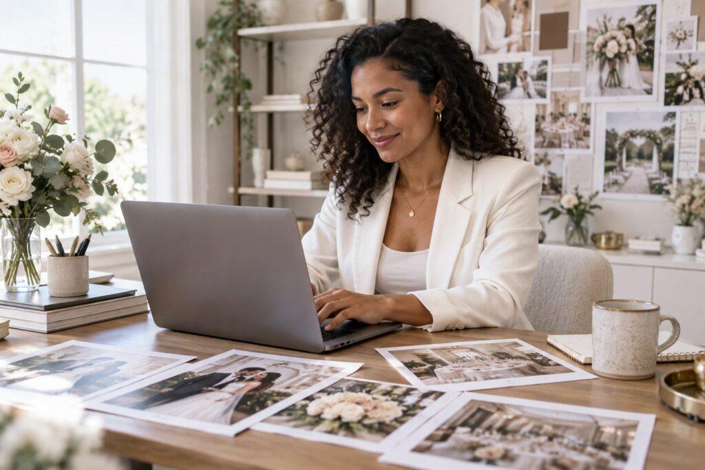 wedding planner writing a pitch email for press features
