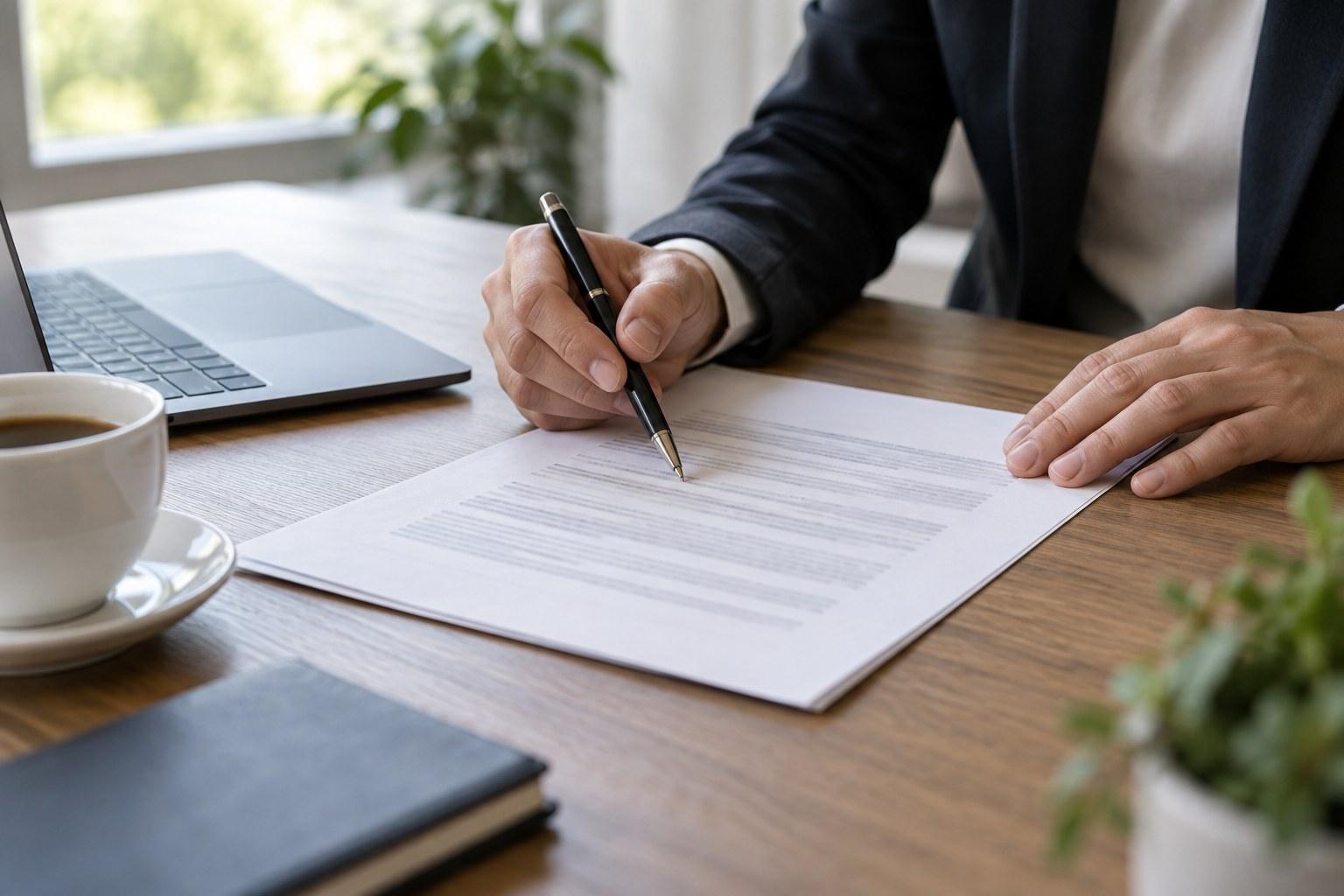 Wedding Academy | Wedding Planner Referral Fees: What's Standard, What's Not and What to Disclose wedding planner reviewing a referral fee clause in a contract