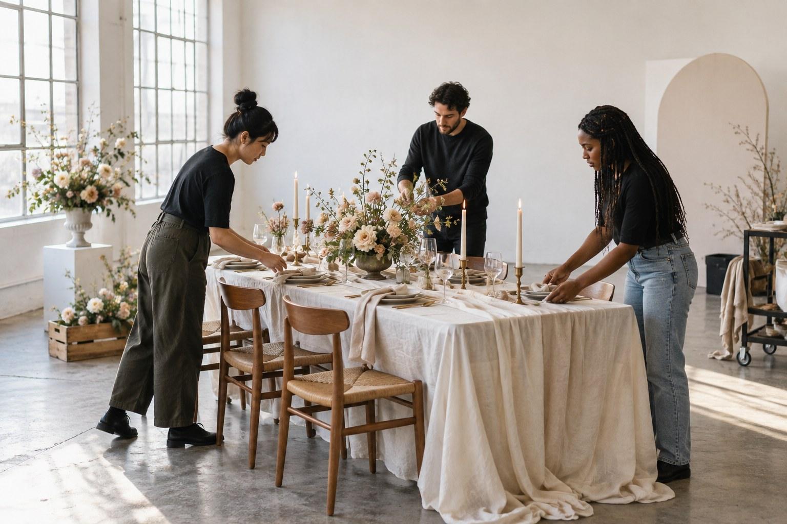 Wedding Academy | Wedding Planner Time Management: How to Handle Slow and Busy Seasons wedding planner using the slow season for a styled shoot