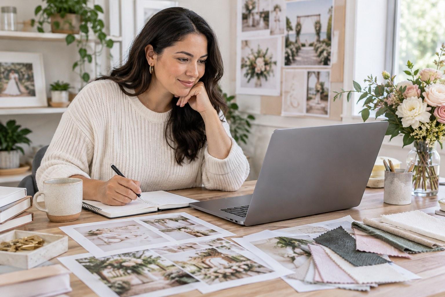Wedding Academy | How Much Does a Wedding Planning Course Cost? What I'd Check Before You Pay student studying an online wedding planning course